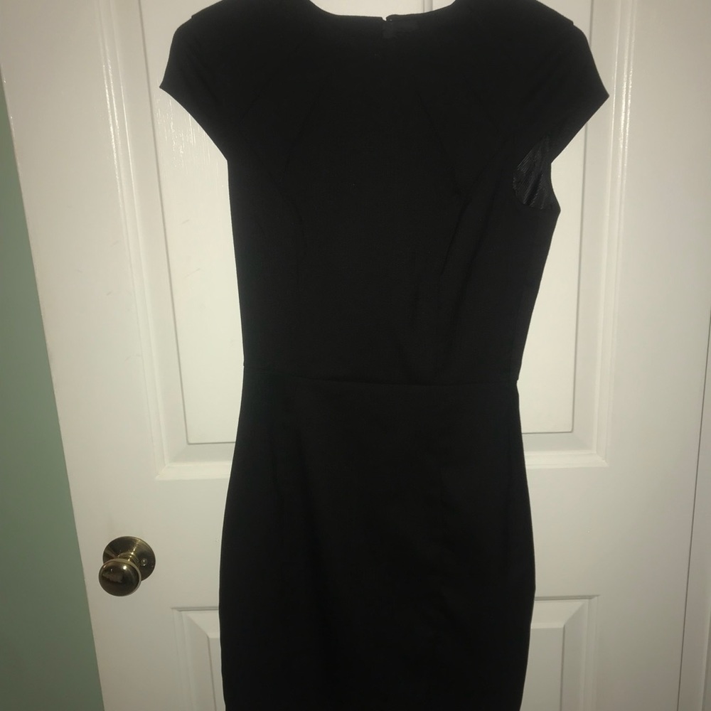 Black Fitted Work Dress.
